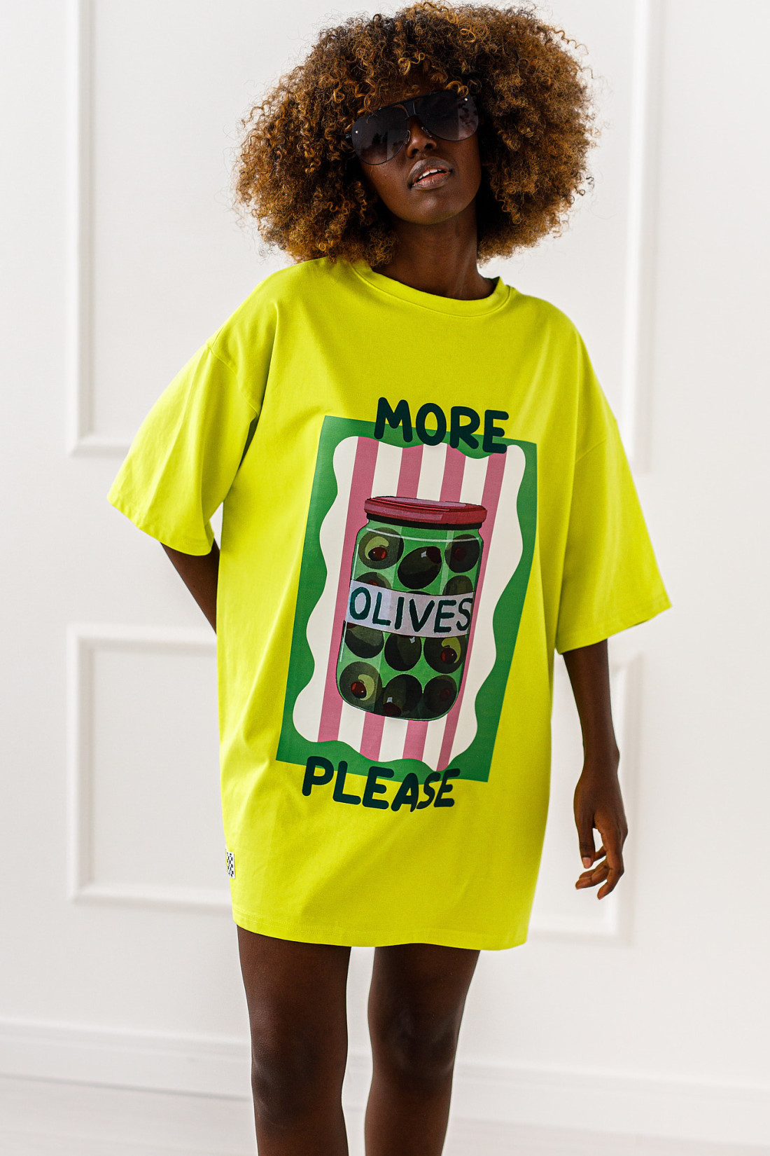 T - shirt Olives - limonkowy