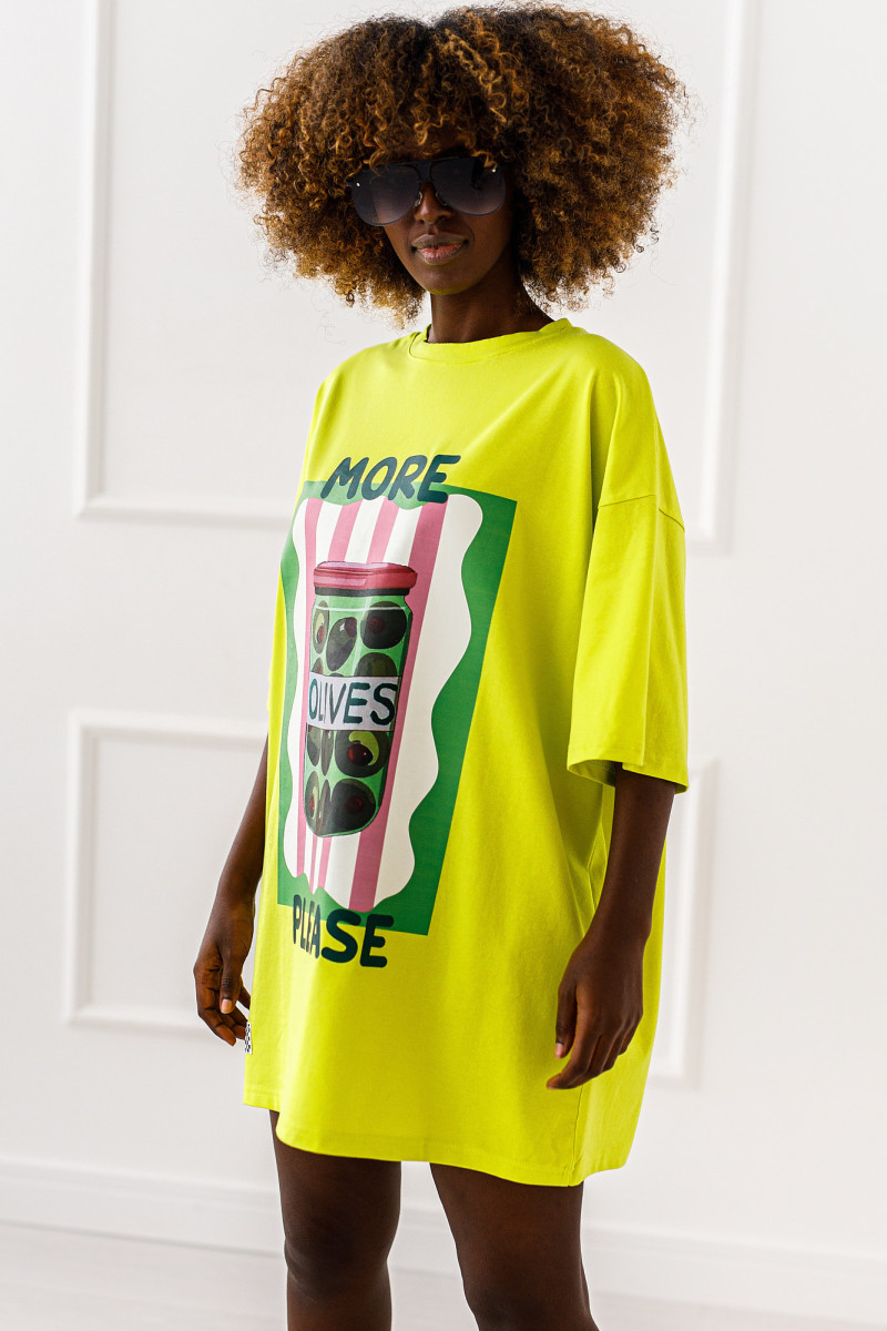 T - shirt Olives - limonkowy