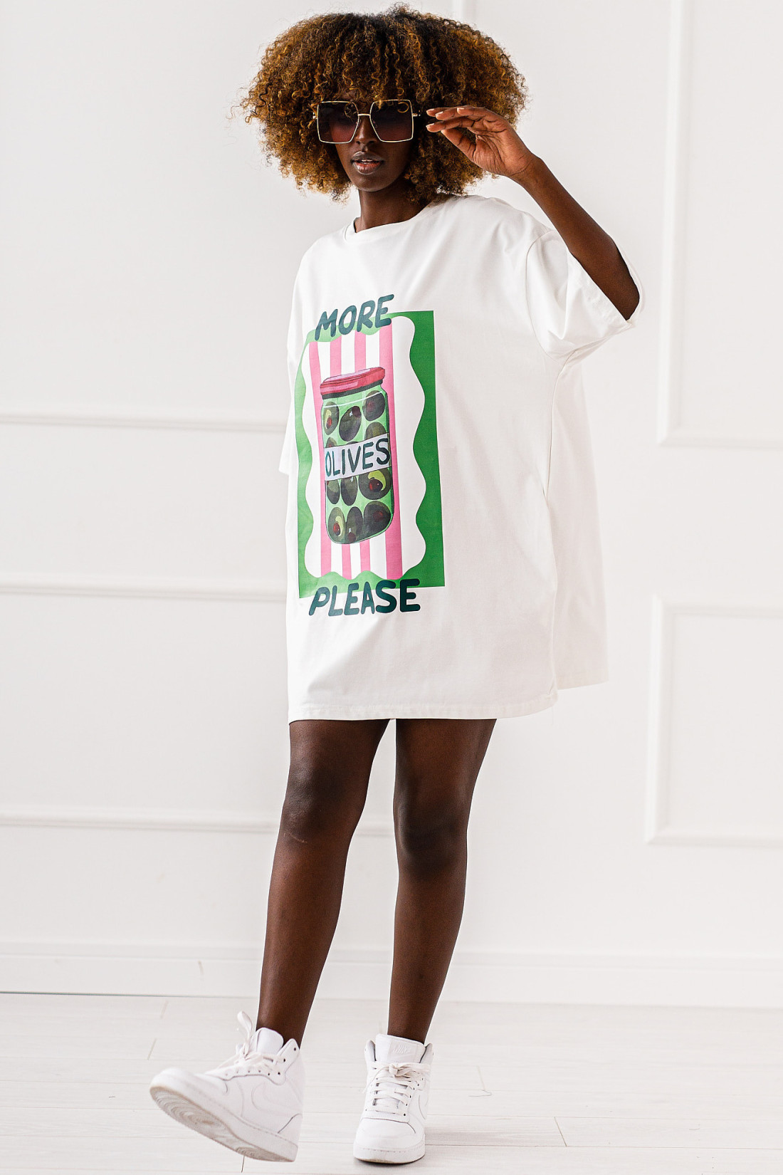 T - shirt Olives - biały