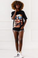 T - shirt Dark City - czarny