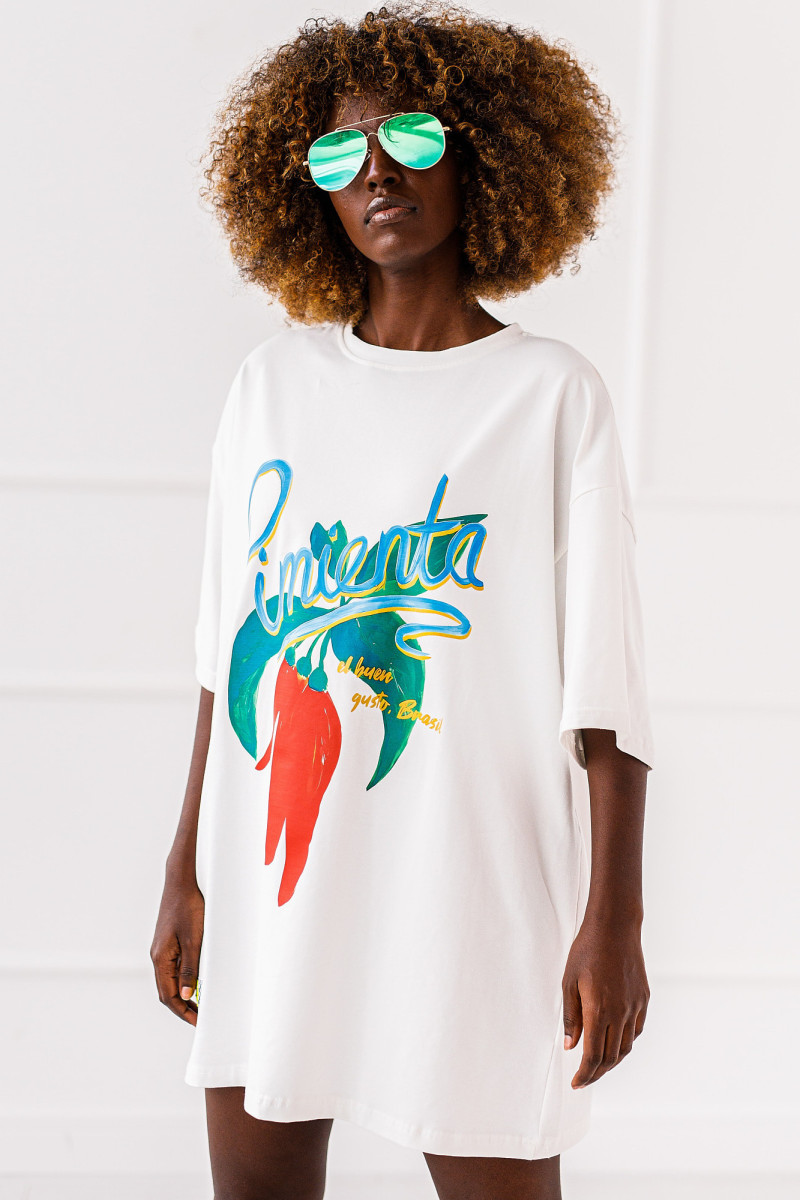 T - shirt Chili - biały