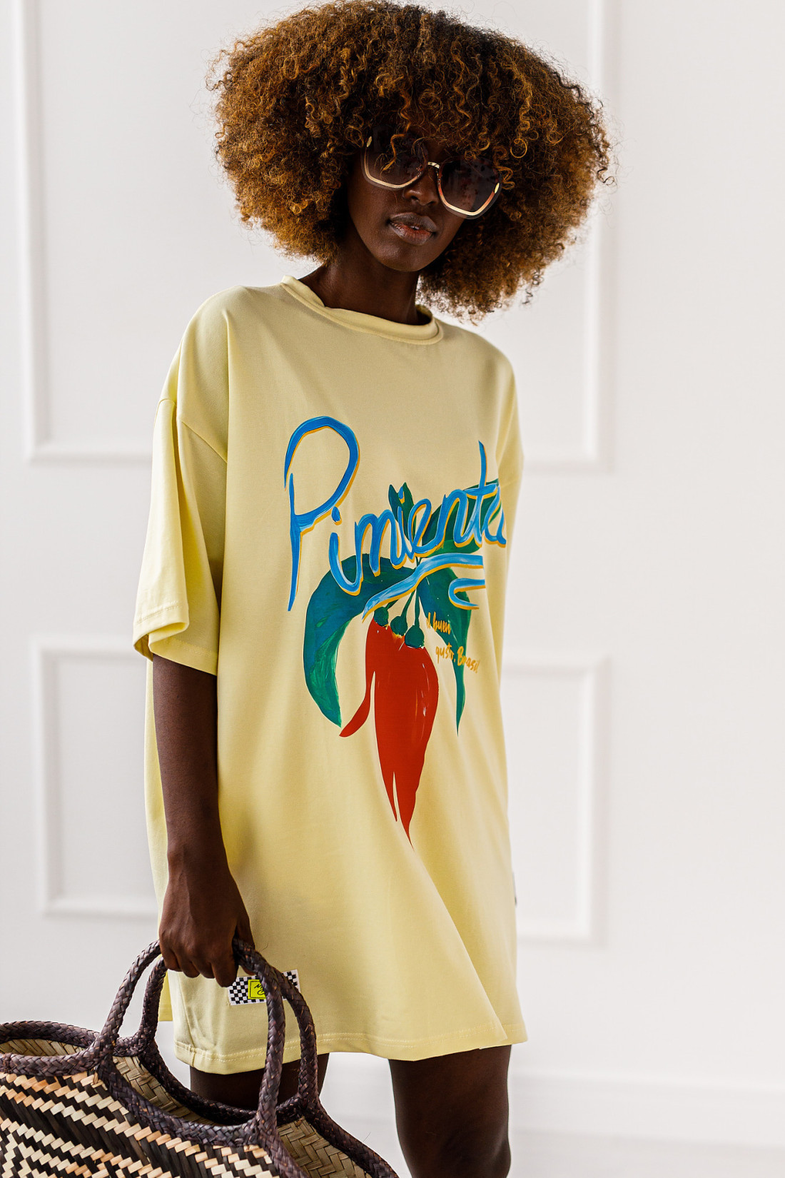 T - shirt Chili - żołty