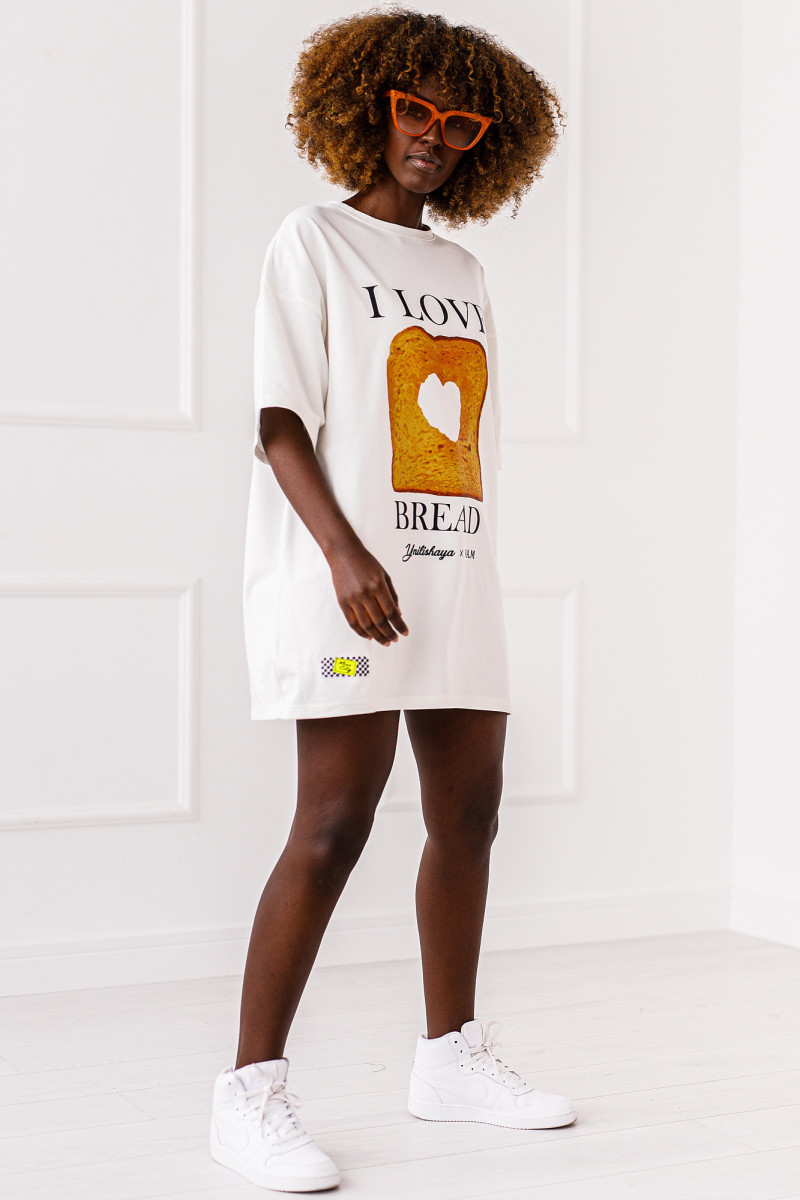 T - shirt Tost - biały