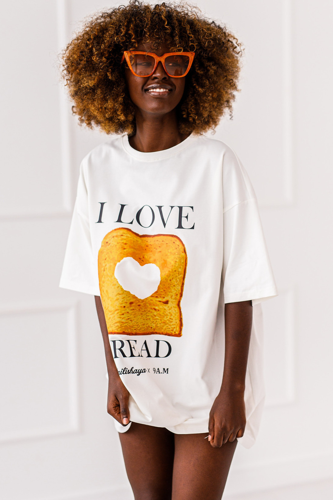 T - shirt Tost - biały