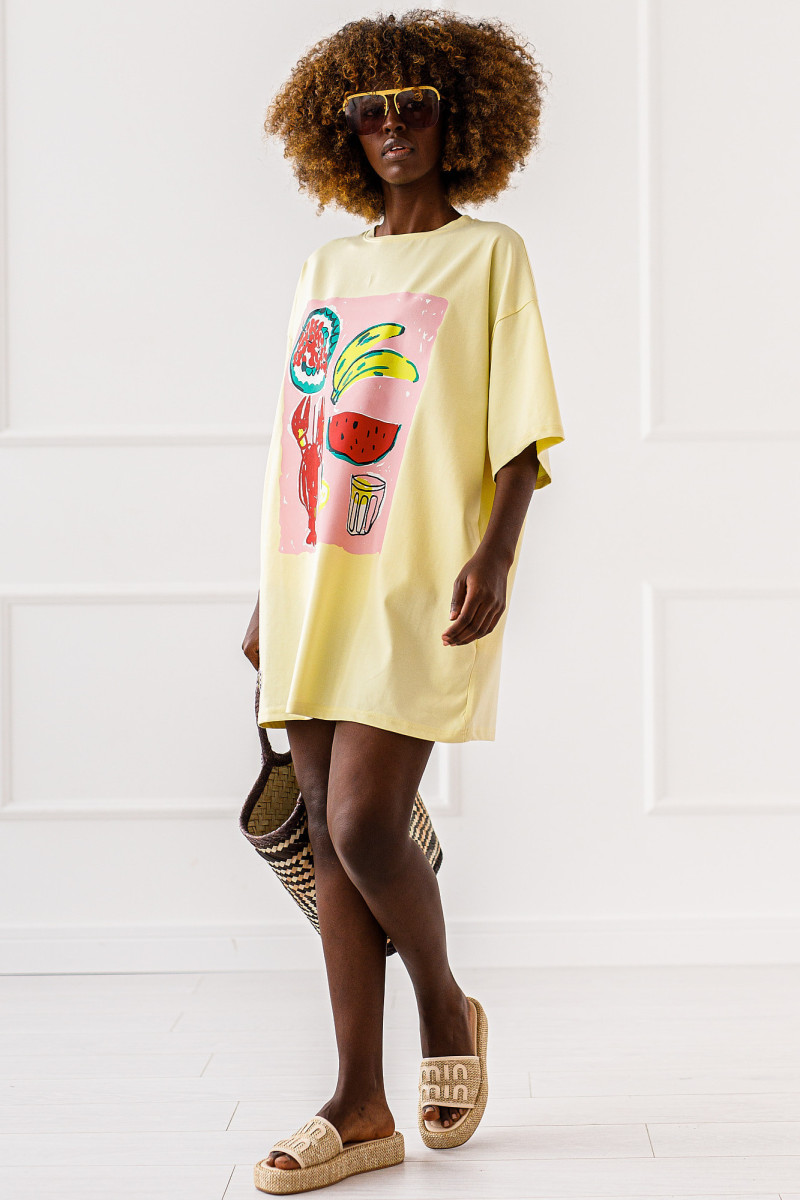 T - shirt Fruit - żółty