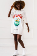 T - shirt Tropics - biały