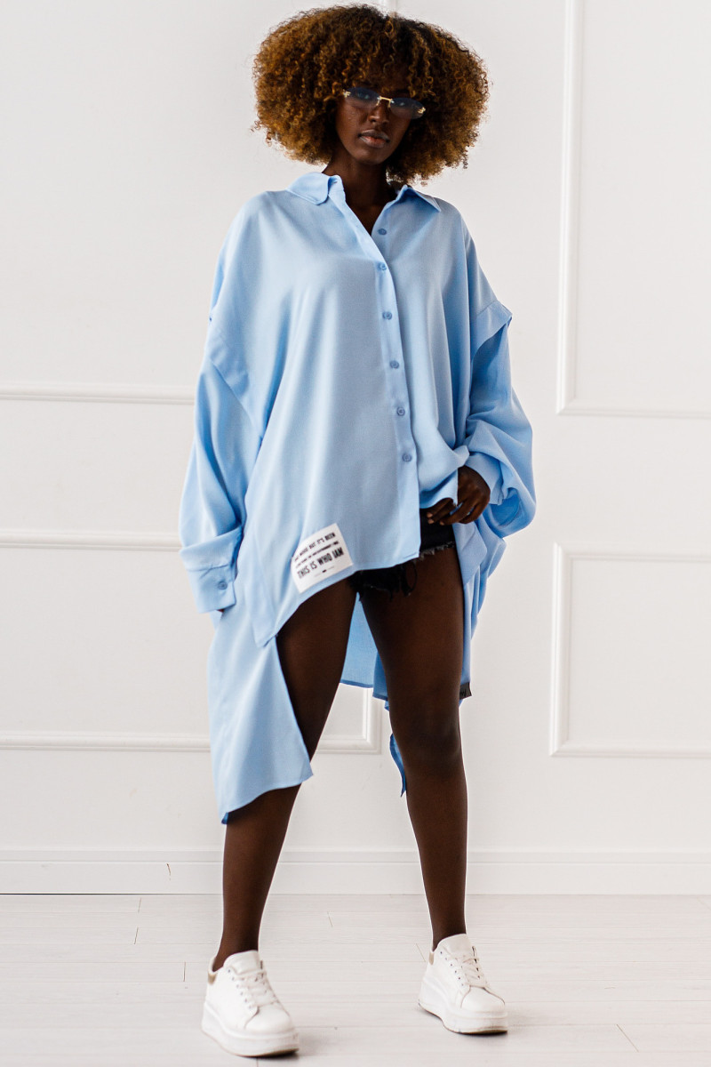 Koszula Sunny Flow - niebieska