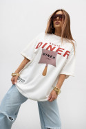 T - shirt Dinner - biały