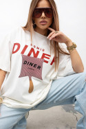 T - shirt Dinner - biały