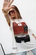 T - shirt Portland - biały