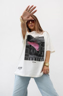 T - shirt  Rise - Off - biały