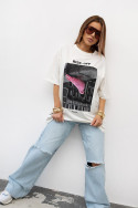 T - shirt  Rise - Off - biały