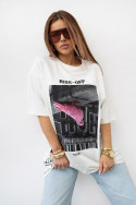 T - shirt  Rise - Off - biały