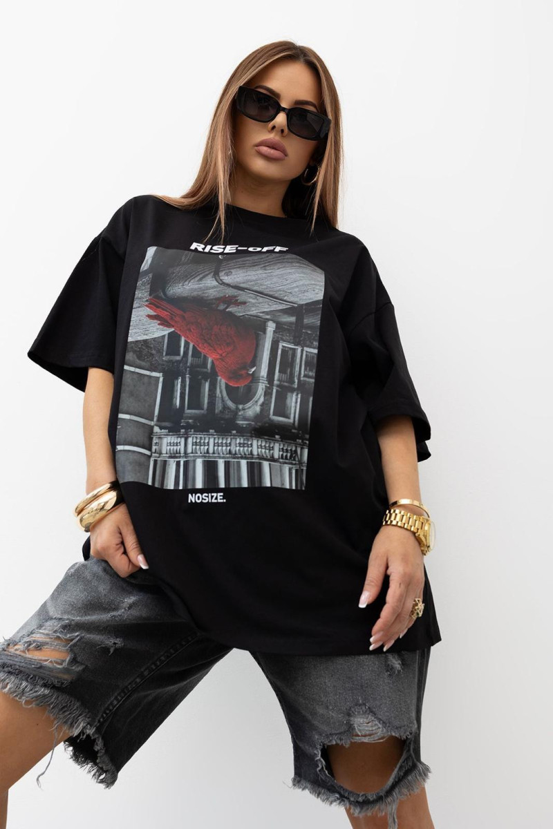 Kopie von T - shirt Rise - Off - biały