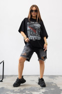 T - shirt  Rise - Off - czarny